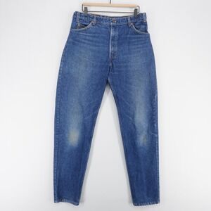 Vintage Levis 550 Jeans Mens 36x34 Blue Orange Tab Relaxed Fit Tapered Leg USA